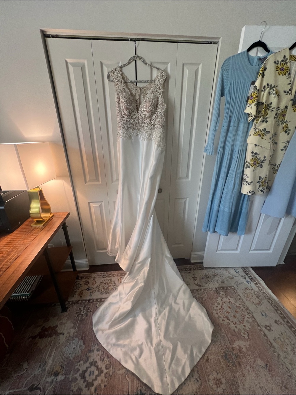 Maggie Sottero Ivory Beaded Lace Bridal Bodice